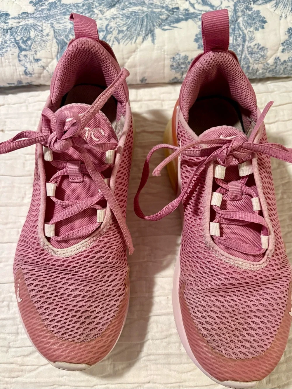 Nike Girls Air Max 270 Magic Flamingo/Pink Size 2.5Y